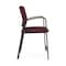 Lesro Newport Wide Hip Chair Metal Frame, Charcoal, RF Nebbiolo Upholstery NP1261 - alternate 3